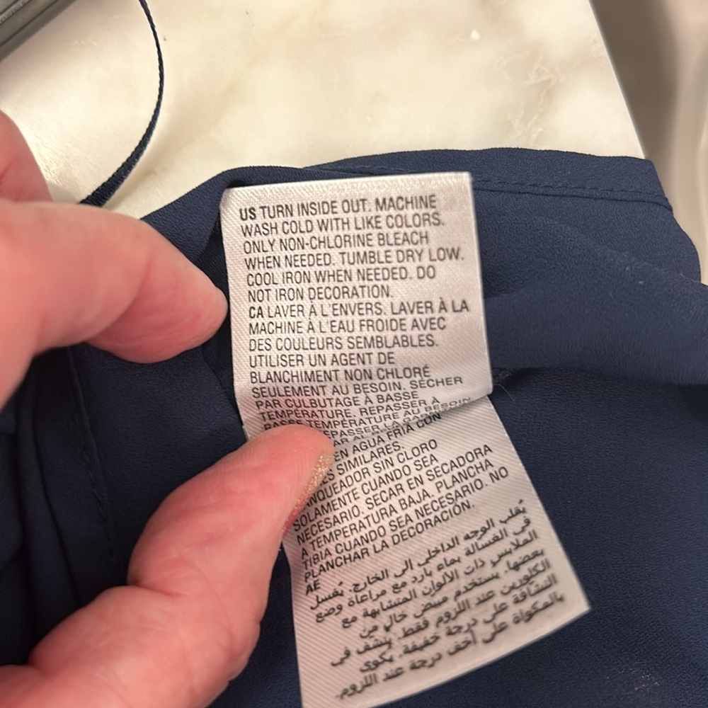 INC Long Sleeved, Semi-Sheer, Cold Shoulder Tops  w/Gold Sequined Trim-SZ-Medium - Picture 6 of 6